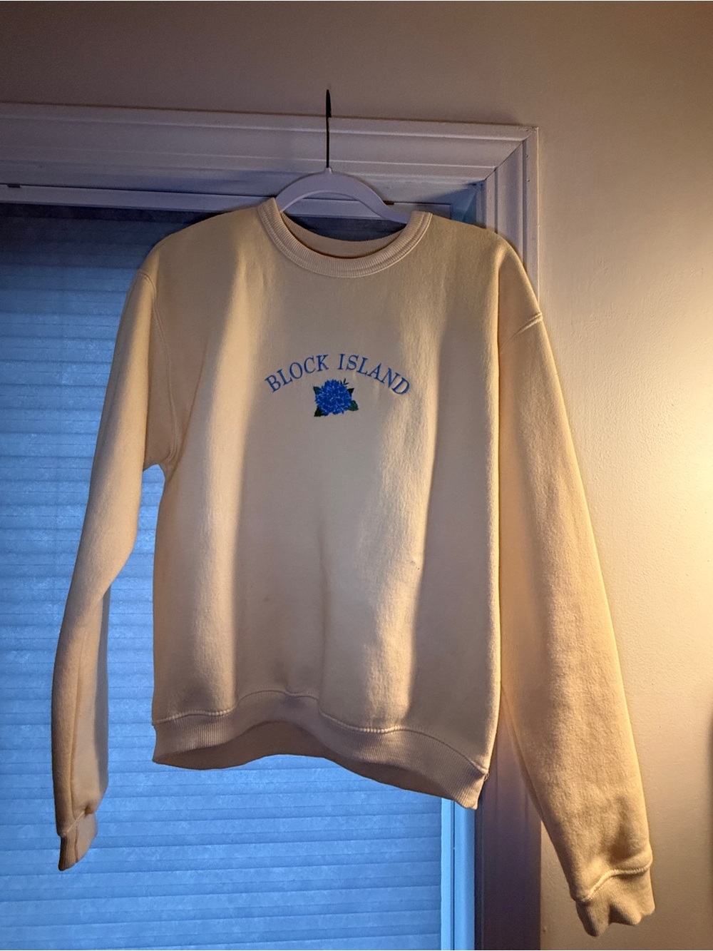 Block Island Butter Yellow Crewneck Sweatshirt